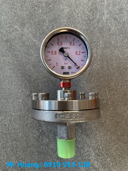 Đồng hồ ấp suất màng Wise P711 